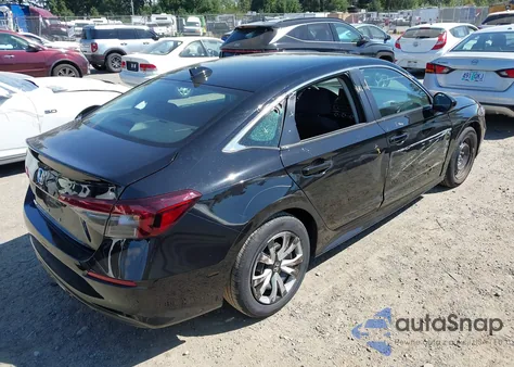 2025 Honda Civic Lx from USA, damaged, VIN 2HGFE2F27SH602524